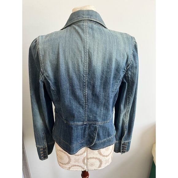 INC International Concepts Denim Jean Jacket Medium - Picture 5 of 6